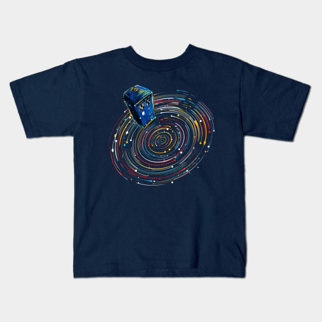 explore time and space Kids T-Shirt by kharmazero